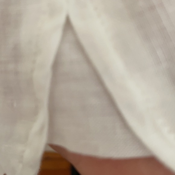 J.Jill ,linen , embroidered shirt , Size Large - Picture 6 of 6